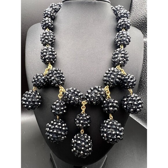 J. Crew Black Statement Necklace - Picture 6 of 6